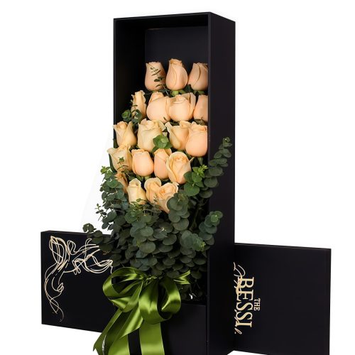 Summer Story - Roses and Eucalyptus together