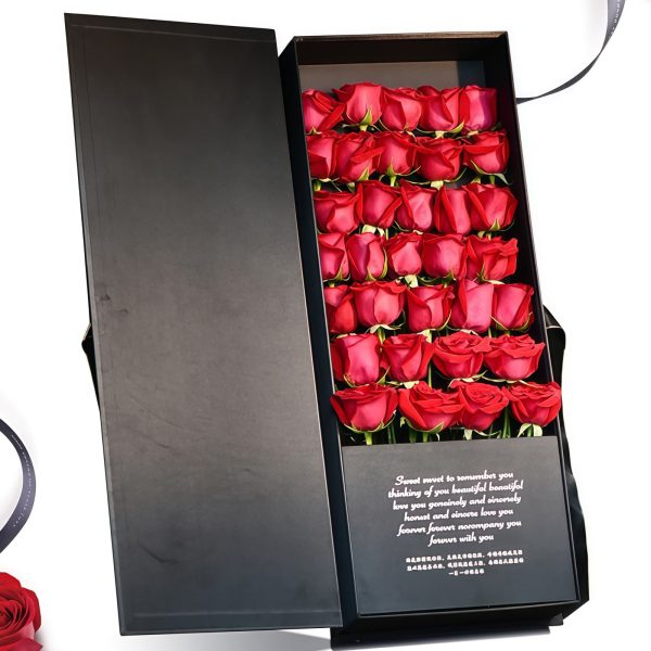 33 Red Roses Gift Set