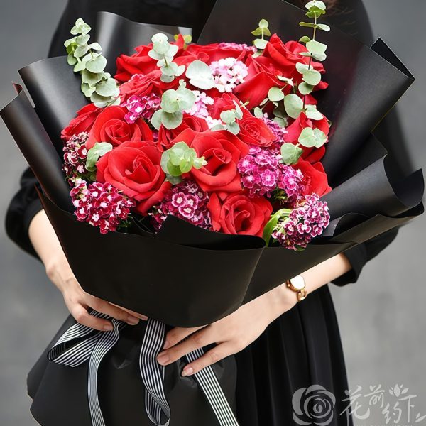 Unchanging Promise - Red Roses and Acacia Plums