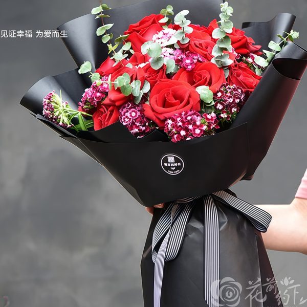 Unchanging Promise - Red Roses and Acacia Plums