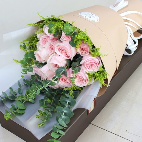 Warmth in my heart - Pink Snow Mountain and Yellow Warbler Grass