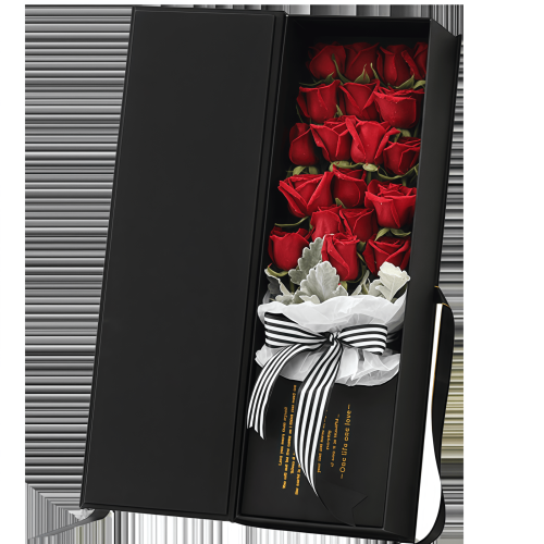 Endless Love - Black Magic Roses and Gingko Chrysanthemums