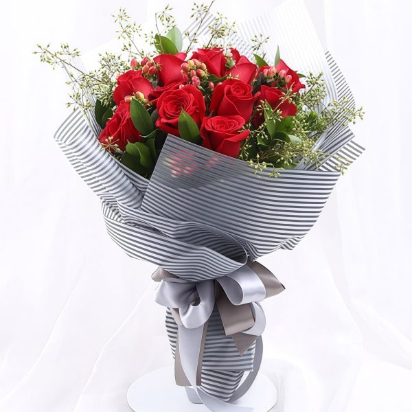 Fashion Goddess - Fine Red Roses and Red Beans