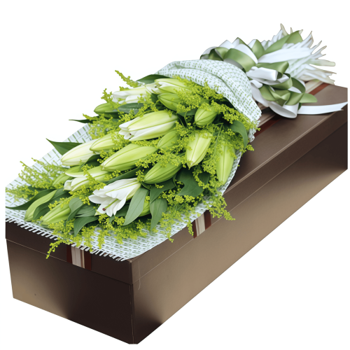 Exclusive Angel - White Lily and Yellow Warbler