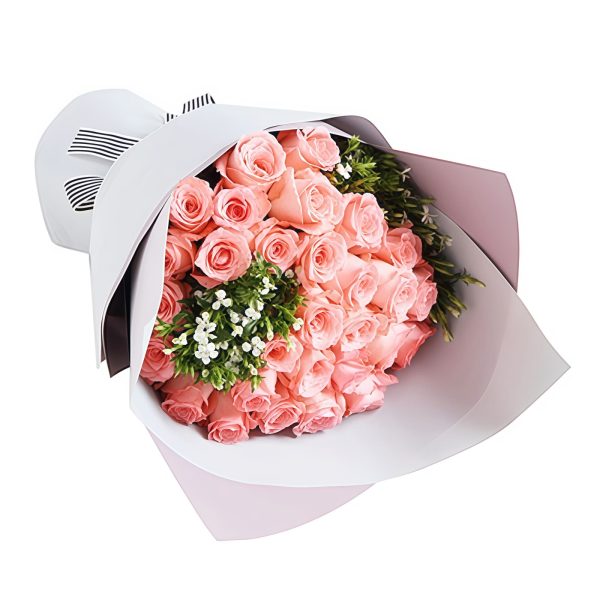 Junmai no Ai - Diana Pink Rose Bouquet Junmai no Ai - Diana Pink Rose Bouquet