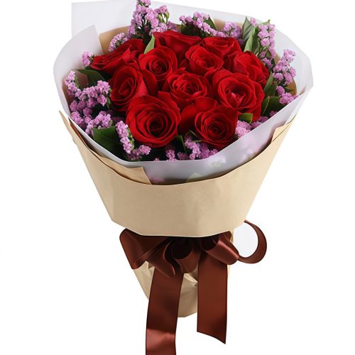 Red Roses 11 Stems Bouquet