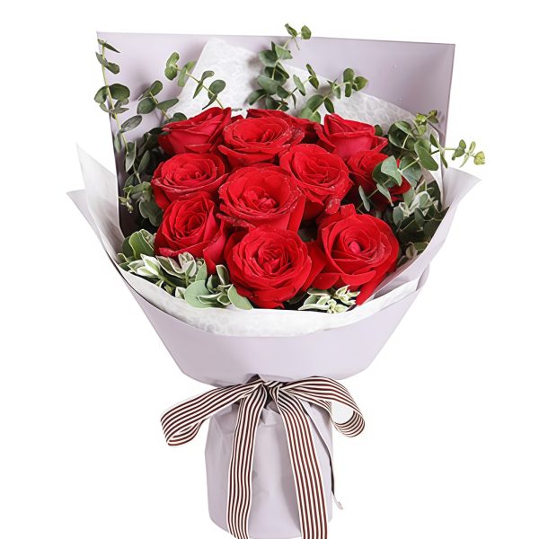 11 Red Roses ?Classic Red Rose Hand Corsage 11 Red Roses ?Classic Red Rose Hand Corsage