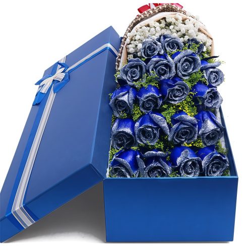 Unwavering Love - Blue Leprechauns, Orioles - Amaryllis Bouquet