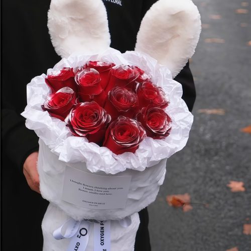 20230211113550_69211.jpg Bunny Fly - Galaxy Roses Bunny Ears Bouquet