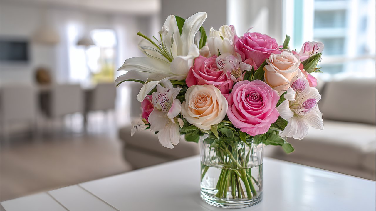 An elegant bouquet symbolizing the language of flowers
